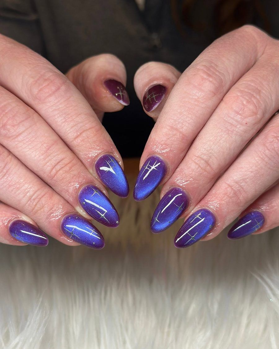 Cat Eye Nails at Venus Spa Nails, Florence, KY